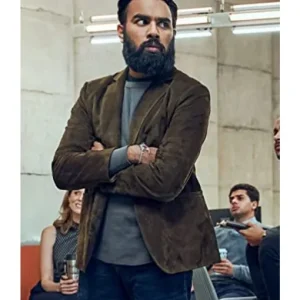 Don’t Look Up Phillip Suede Blazer