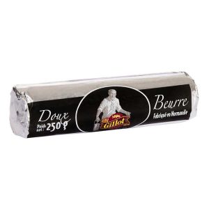 Gillot butter unsalted roll 250g