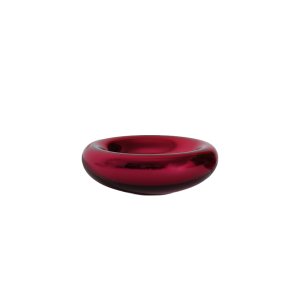 Dots Red Glass Bowl