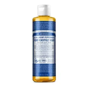 Dr. Bronner Organic Peppermint Castile Liquid Soap (236ml)