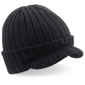 Beechfield Peaked Beanie Hat