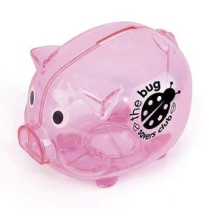 Translucent Plastic Piggy Bank